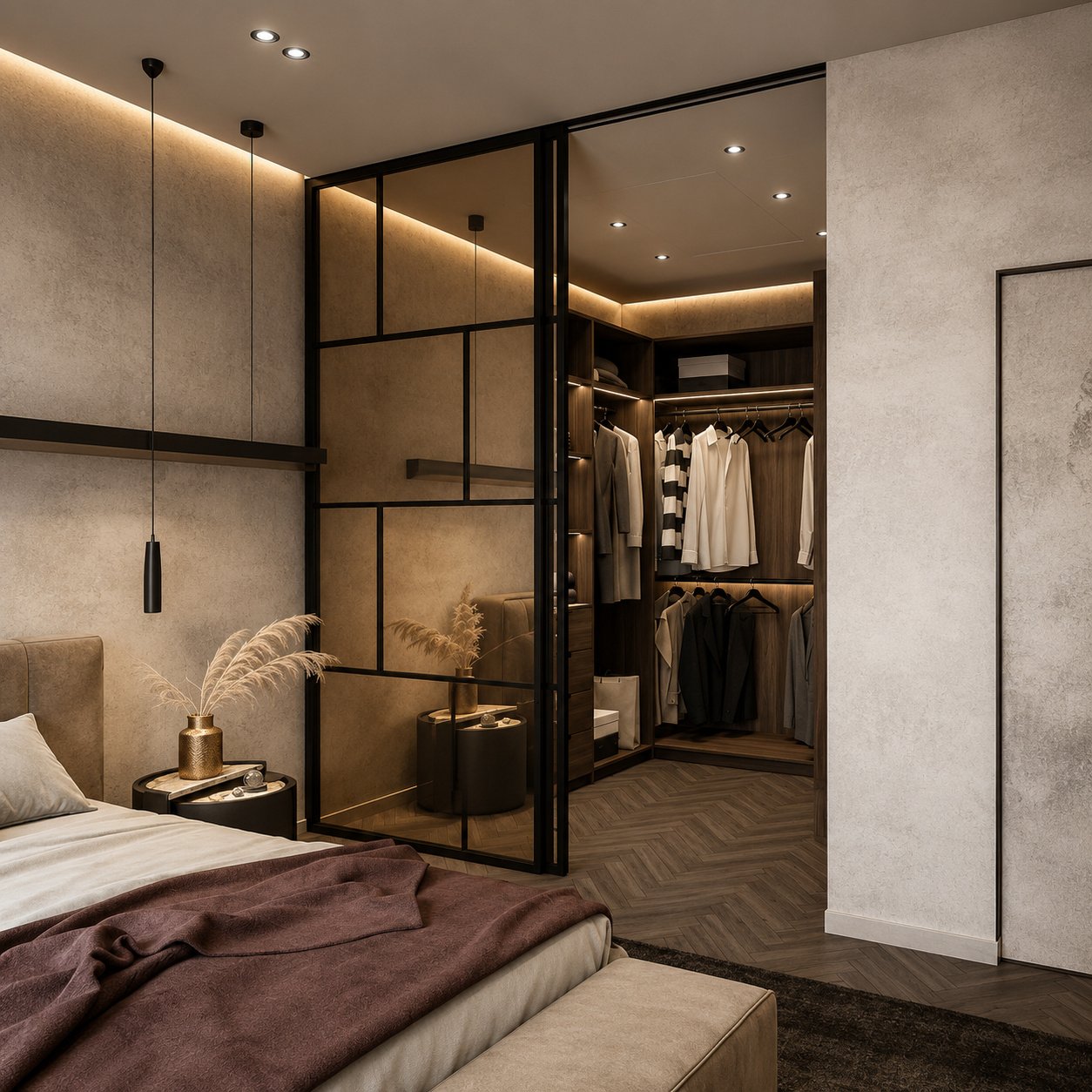Walk-in Closet Profile Door