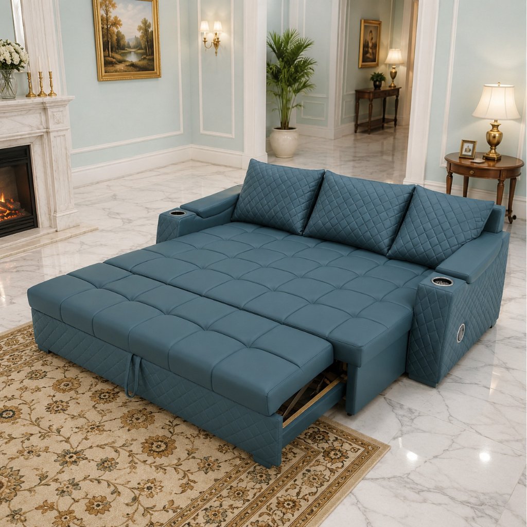 Convertible Sleeper Sofa Bed