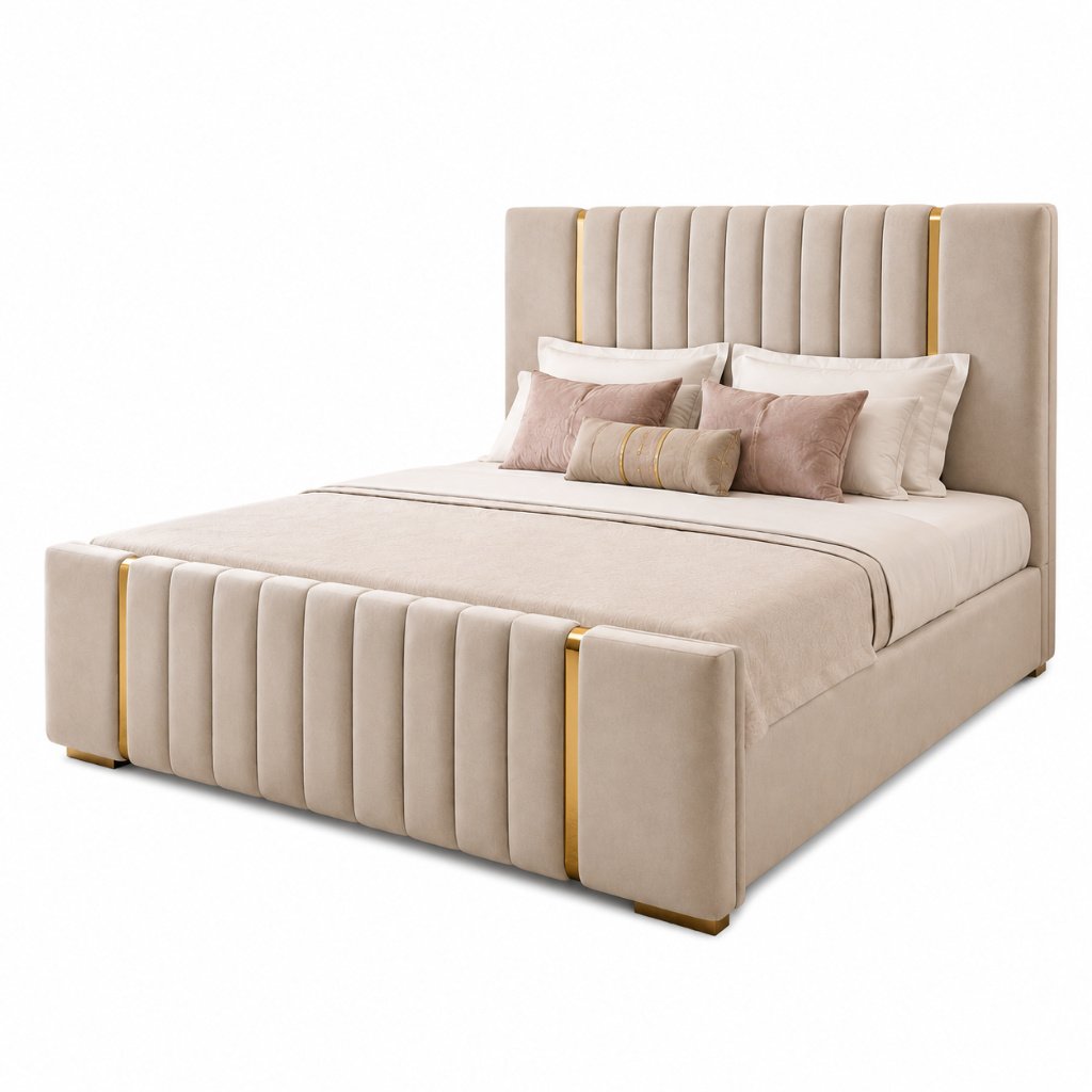 Aurora Luxe Upholstered Bed - image 2