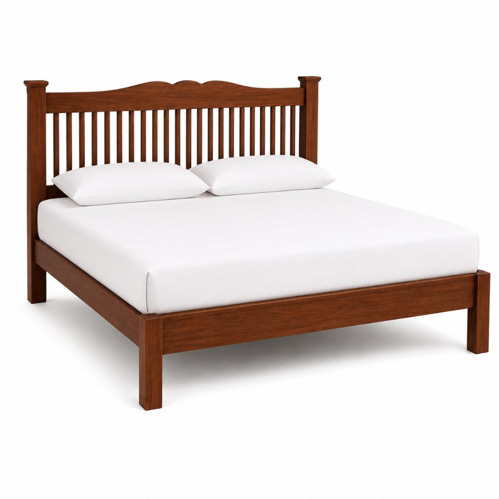 Classic Solid Wood Bed - image 2