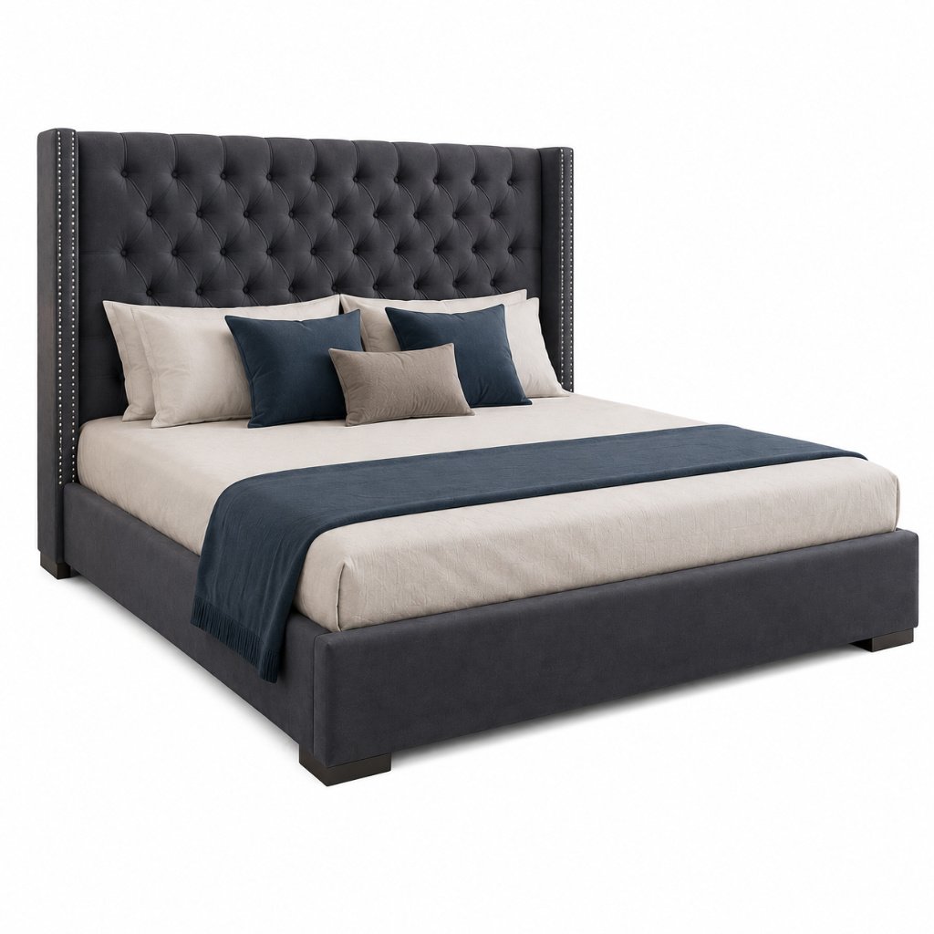 Royal Chesterfield Upholstered Bed - image 2