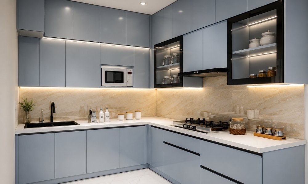 L - Shaped kitchen