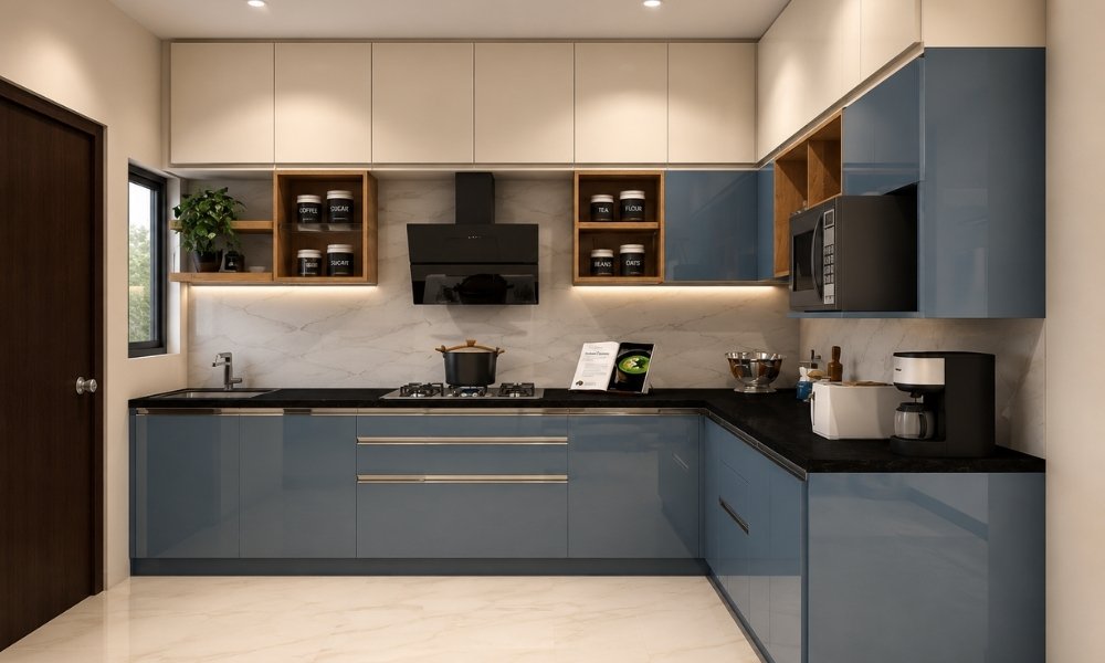 L - Shaped kitchen