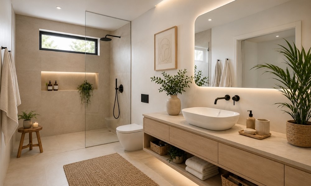 Spa-Like & Biophilic Bathroom