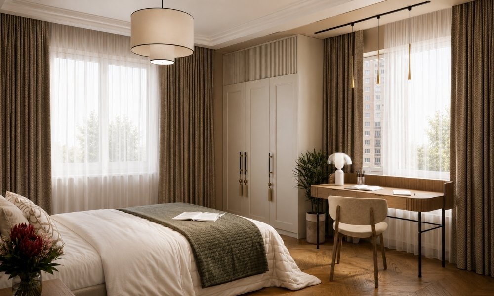 Pleasant bedroom
