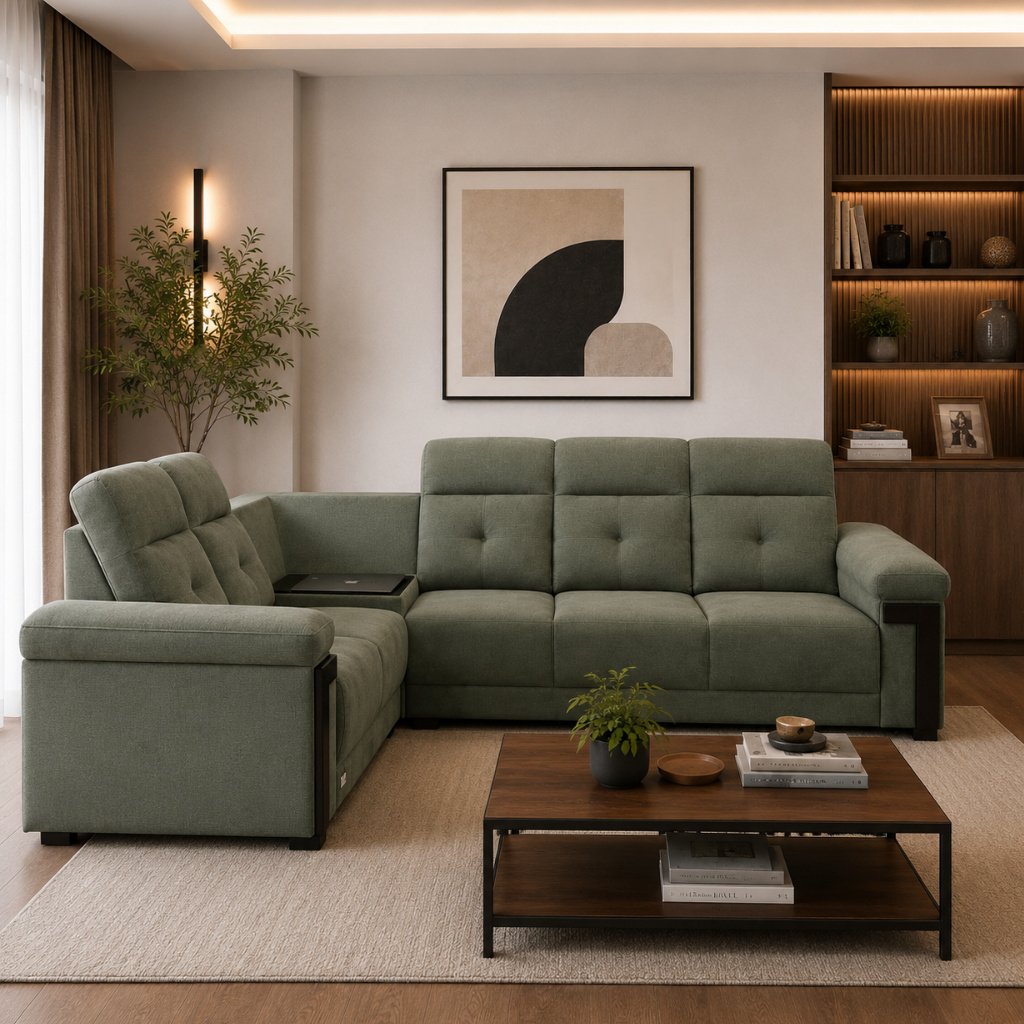 Comfort Plus L-Shape Recliner Sofa