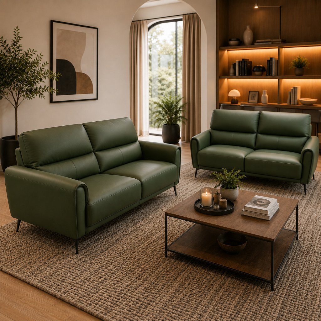Emerald Luxe 3+2 Sofa Set