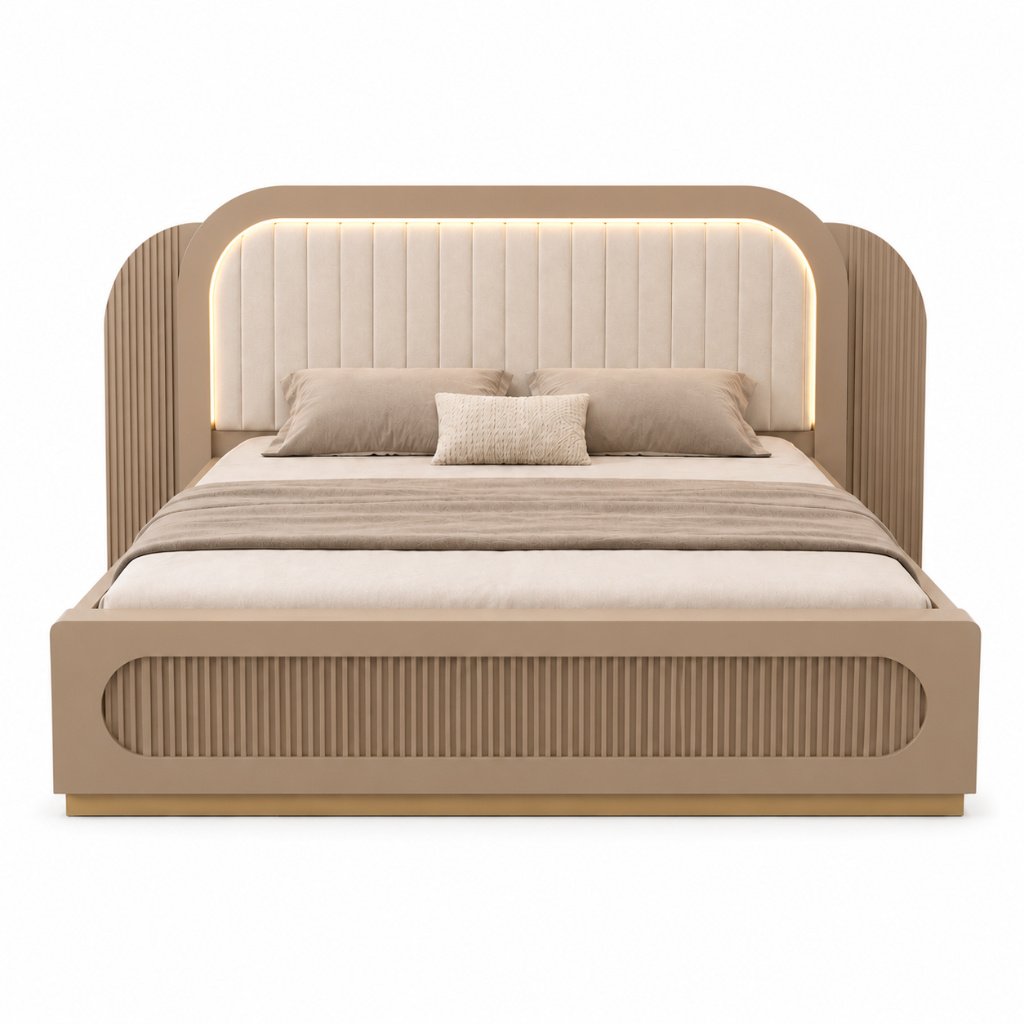 Luna Luxury Bedroom Set with LED Vanity - image 2
