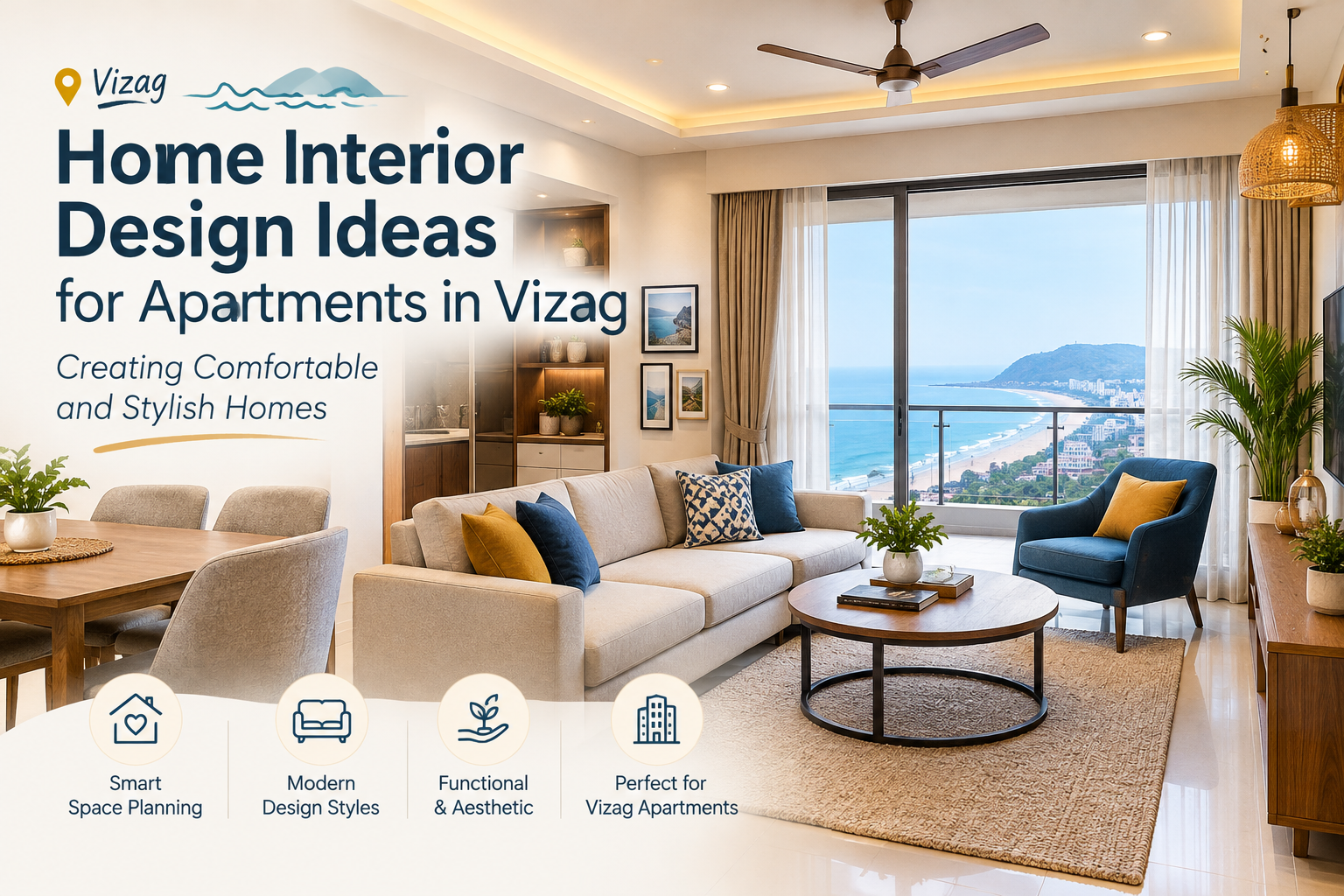 Home Interior Design Ideas for Apartments in Vizag: Creating Comfortable and Stylish Homes
